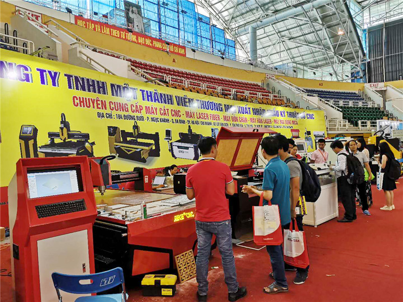 PA娱乐数控参加2018年8月越南展会